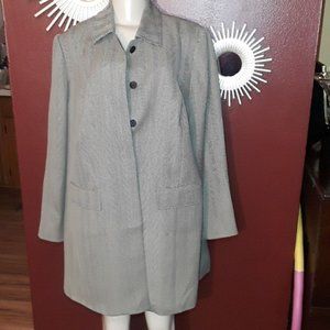 Classic & Stylish Herringbone Lightweight Coat 18W